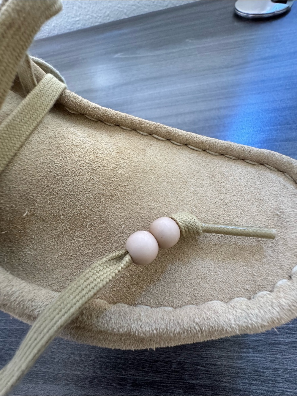 Clarks Originals Beige Suede Wallabee-Shoes Size 8 - Picture 6 of 7